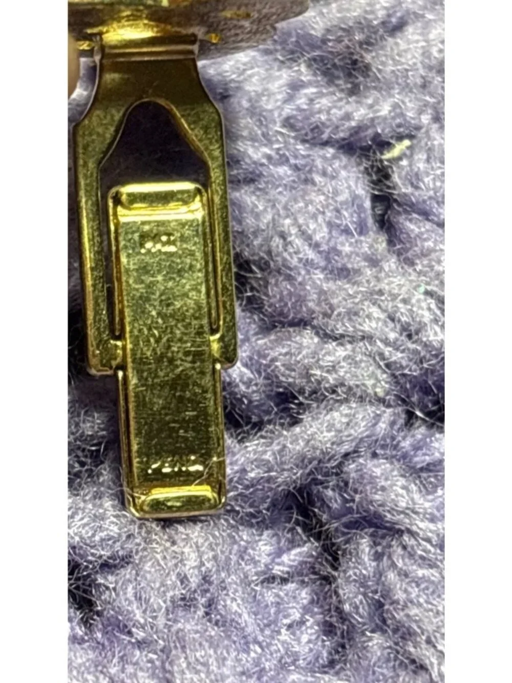 Vintage Abstract Goldtone Cufflinks 7/8 inch